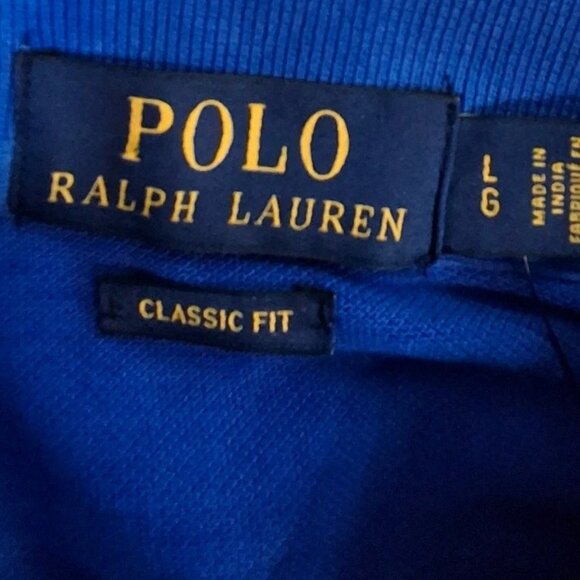 Polo Ralph Lauren Orange White Blue Classic-Fit Tie-Dye Polo Shirt Large L - Picture 7 of 10